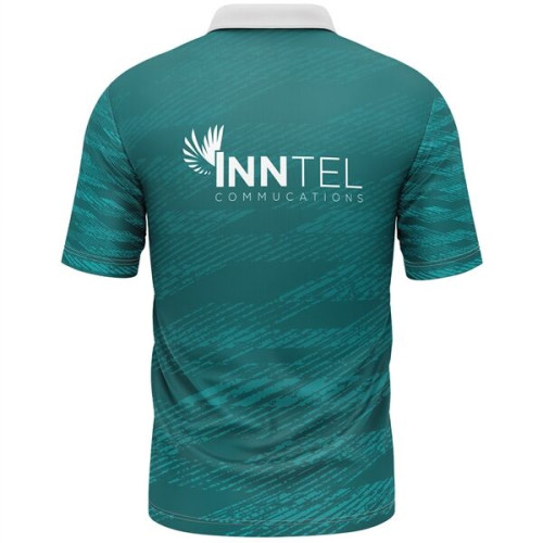 Unisex 75D Pique Sublimation Full Color Polo Shirt