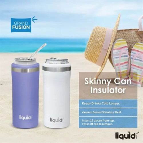 Liquid Fusion® 12 oz. Double Wall, Stainless Steel Skinny...