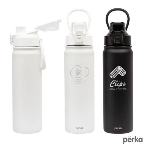 Perka® Rex 24 oz. Double Wall, Stainless Steel Water Bottle