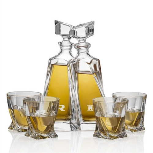 Bonham Twin Decanters Set