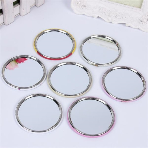 Tinplate Compact Round Mirror