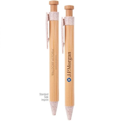 The Camden Bamboo Retractable Wheat Straw Eco-Pen