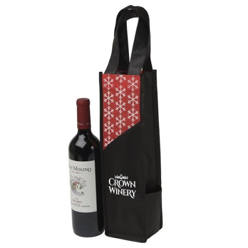 Snowflake Wine Tote