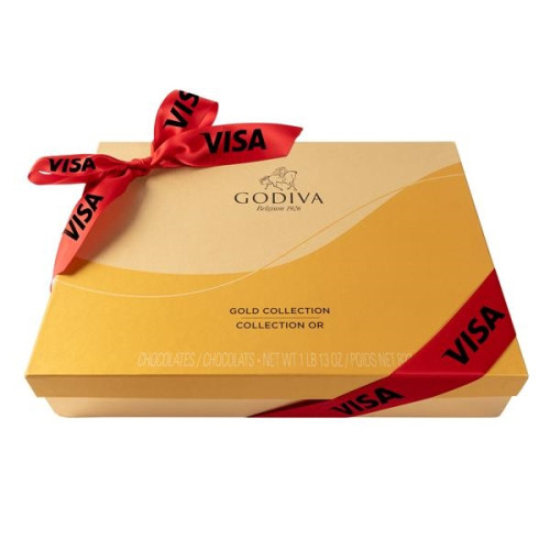 Godiva Ballotin Gold 70 Piece Assortment Box