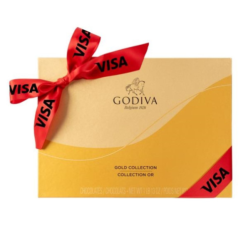 Godiva Ballotin Gold 70 Piece Assortment Box
