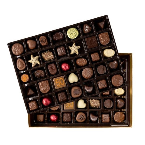 Godiva Ballotin Gold 70 Piece Assortment Box