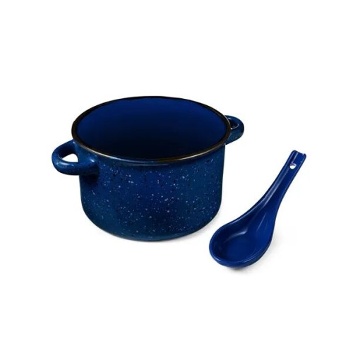 Campfire 20 oz Ceramic Soup Bowl With Spoon