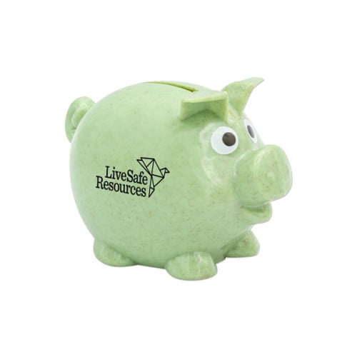 Wheat Piggy Bank