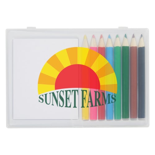 8-Piece Colored Pencil Art Set In Case