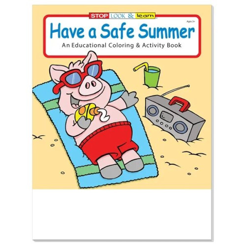 Coloring Book: Have a Safe Summer