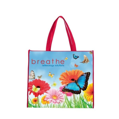 Universal Source® Laminated Non-Woven Landscape Tote