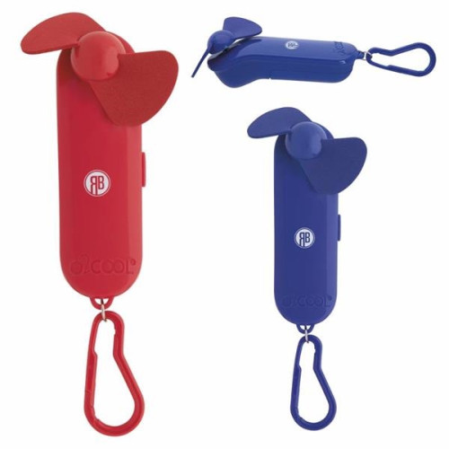 O2COOL Pocket Carabiner Personal Fan