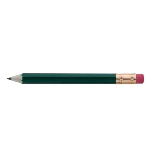 Hex Golf Pencil with Eraser