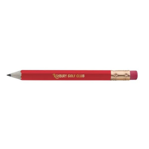 Hex Golf Pencil with Eraser