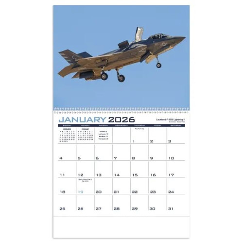 Triumph® Calendars Planes Calendar