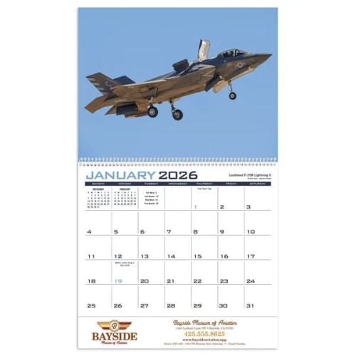 Triumph® Calendars Planes Calendar