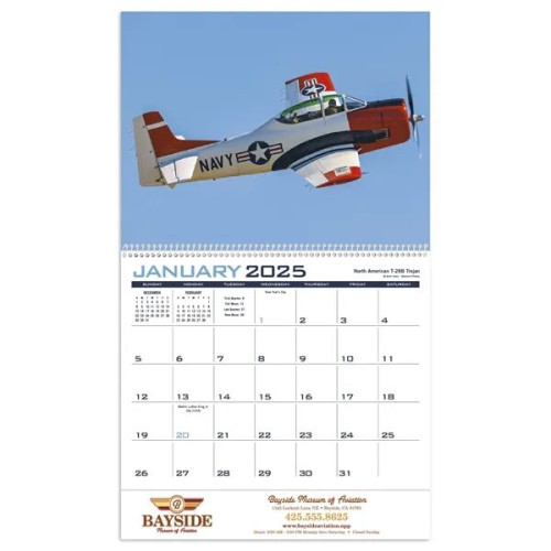 Triumph® Calendars Planes Calendar
