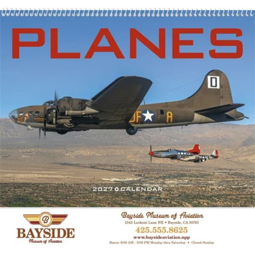 Triumph® Calendars Planes Calendar