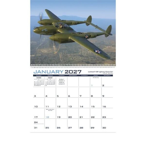 Triumph® Calendars Planes Calendar