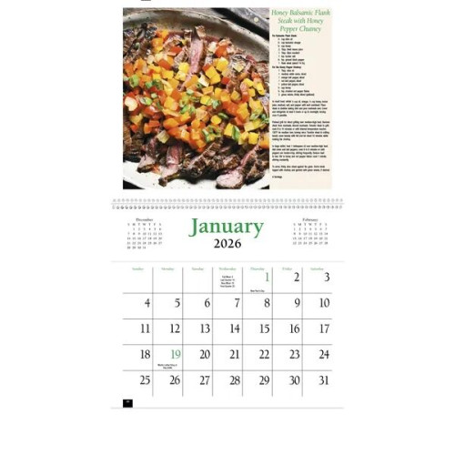 Products Recipe Pocket Calendar