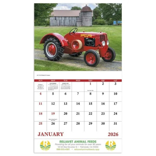 Good Value™ Classic Tractor - Stapled Calendar