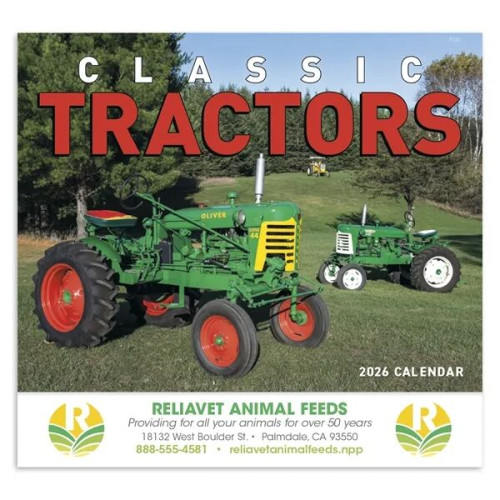 Good Value™ Classic Tractor - Stapled Calendar