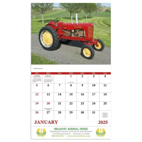 Good Value™ Classic Tractor - Stapled Calendar