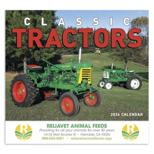 Good Value™ Classic Tractor - Stapled Calendar