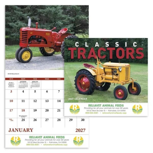 Good Value™ Classic Tractor - Stapled Calendar