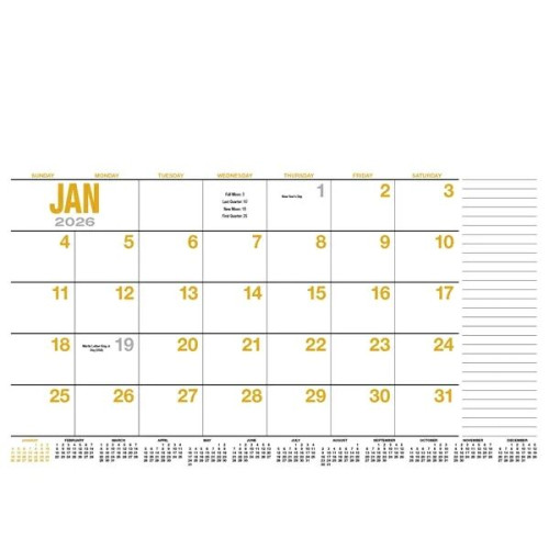 Products 13-Month Desk Pad Calendar
