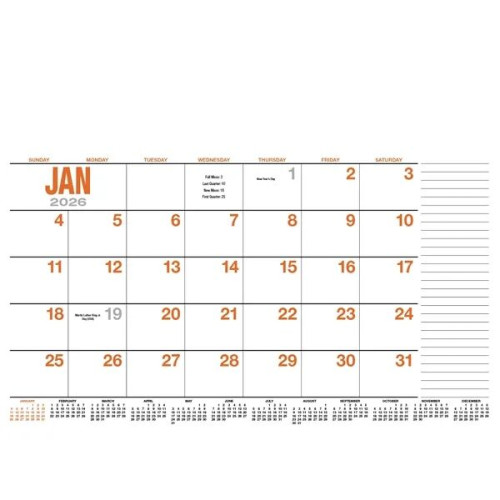 Products 13-Month Desk Pad Calendar