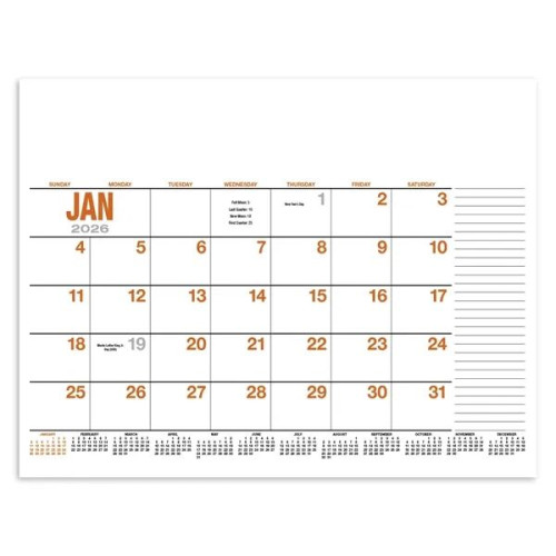 Products 13-Month Desk Pad Calendar
