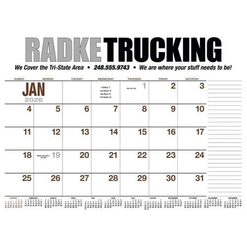 Products 13-Month Desk Pad Calendar
