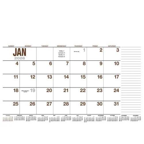 Products 13-Month Desk Pad Calendar