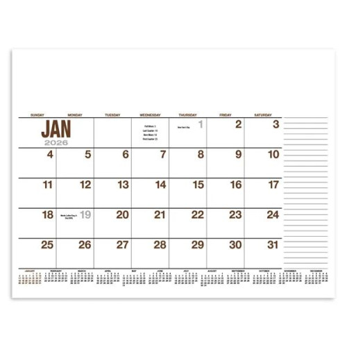 Products 13-Month Desk Pad Calendar