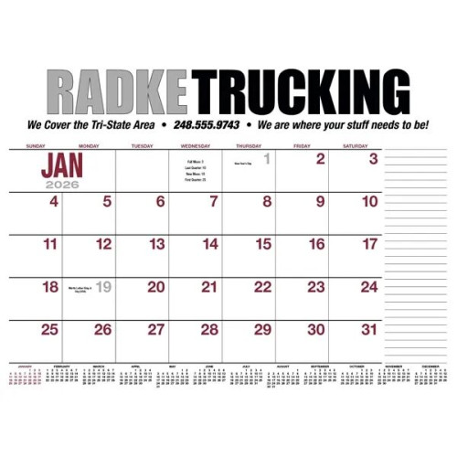 Products 13-Month Desk Pad Calendar