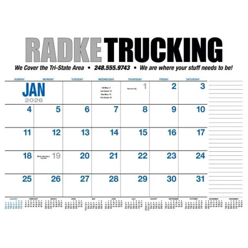 Products 13-Month Desk Pad Calendar