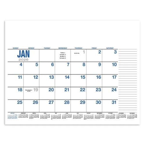 Products 13-Month Desk Pad Calendar
