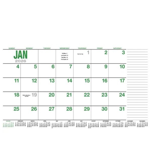 Products 13-Month Desk Pad Calendar