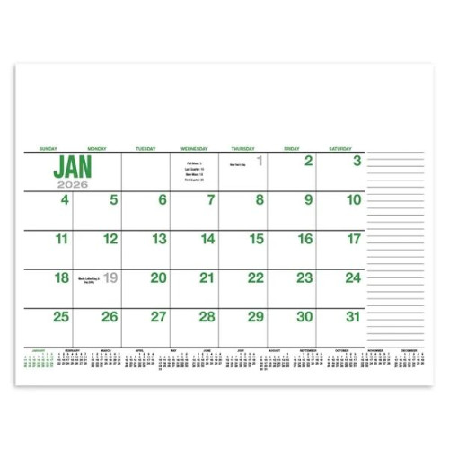 Products 13-Month Desk Pad Calendar