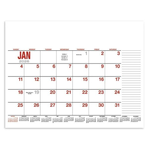 Products 13-Month Desk Pad Calendar