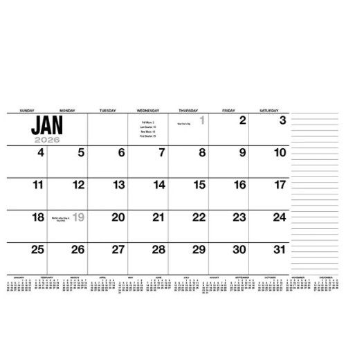 Products 13-Month Desk Pad Calendar