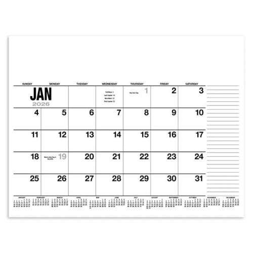 Products 13-Month Desk Pad Calendar