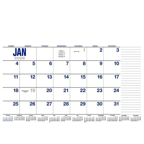 Products 13-Month Desk Pad Calendar