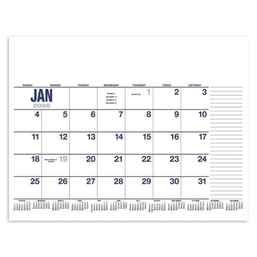 Products 13-Month Desk Pad Calendar