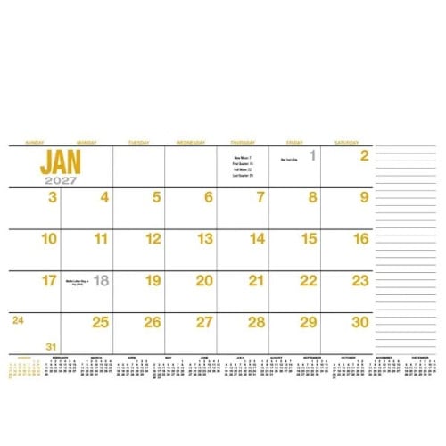 Products 13-Month Desk Pad Calendar