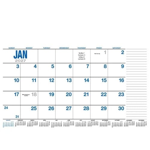 Products 13-Month Desk Pad Calendar