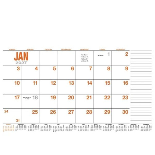 Products 13-Month Desk Pad Calendar