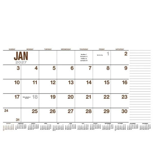 Products 13-Month Desk Pad Calendar