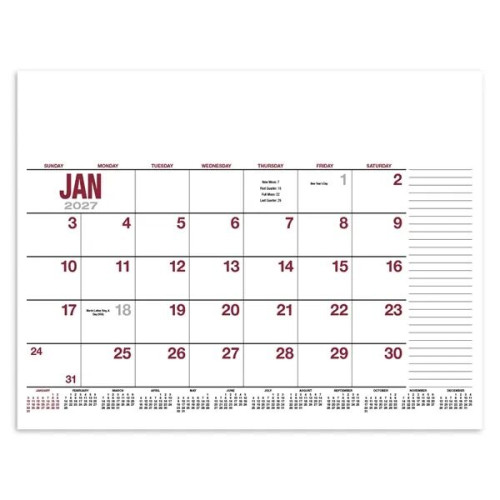 Products 13-Month Desk Pad Calendar